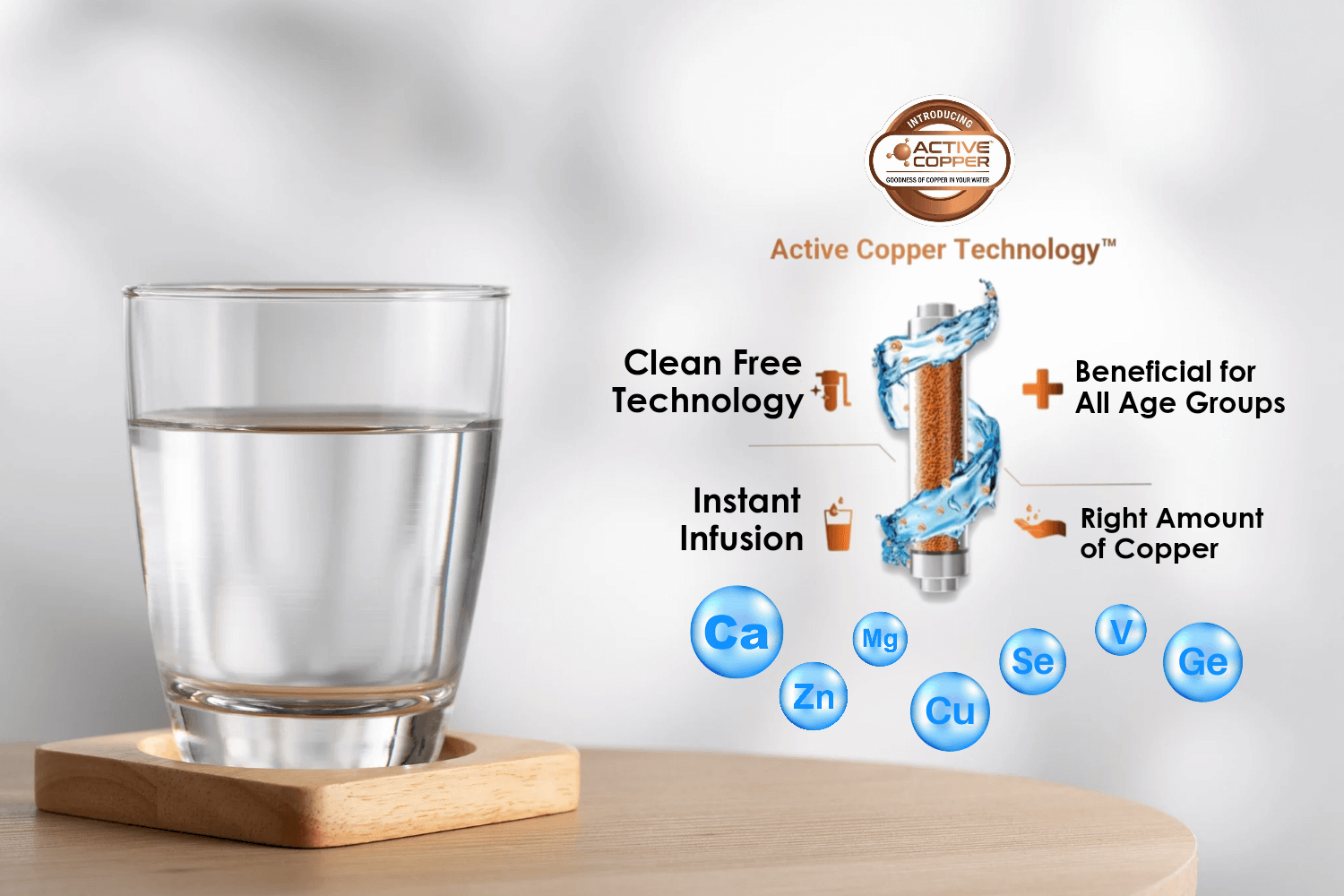 Active Copper Technology 2 by Aqua RO Water Purifier